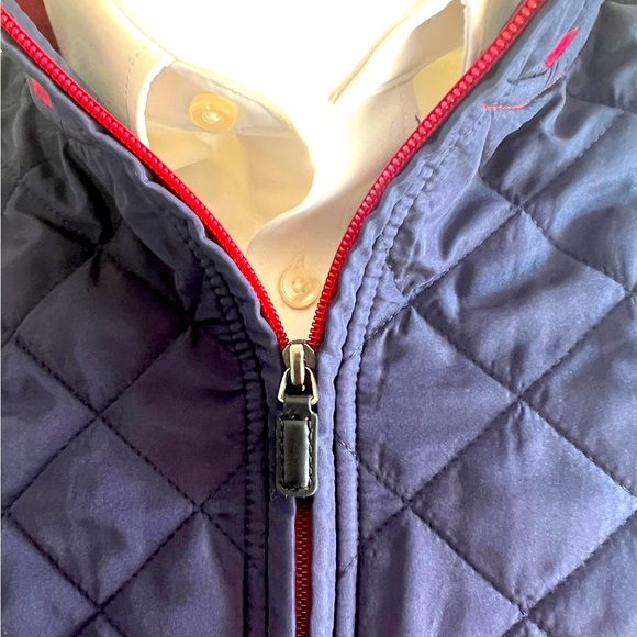 Bugatchi mens cotton quarter zip in size medium soft bodyvand quilted accent - Picture 5 of 6